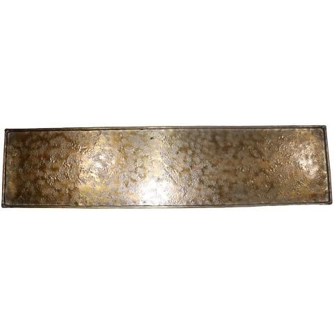 Decoratieschaal Trebbia 20x80 cm rechthoekig brons