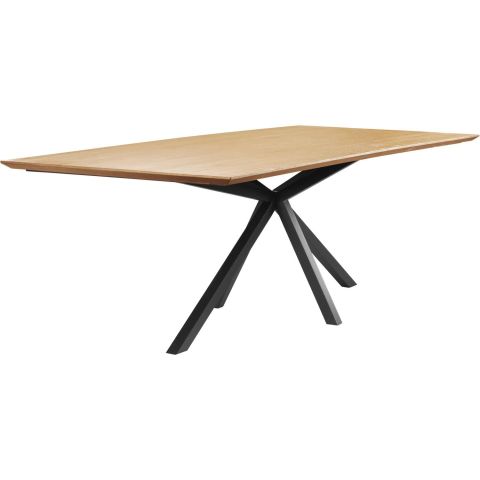 Eettafel Belvio 210x100 cm rechthoekig light oak