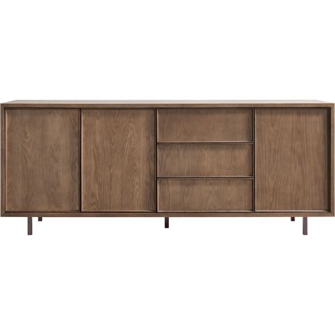 Dressoir Calvo 80x200x45 cm bruin