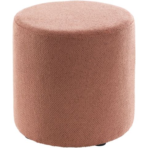 Poef Roby 45 cm bruin rond