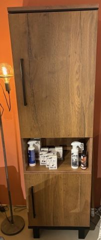 ADANTI Bergkast 2 dr, 1ov tabacco decor