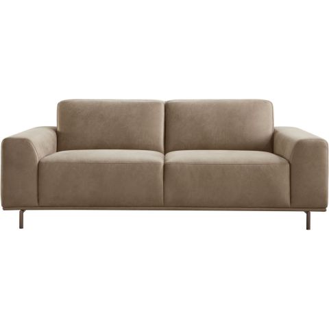 2,5 zitsbank Pantini microleder bruin premium comfort