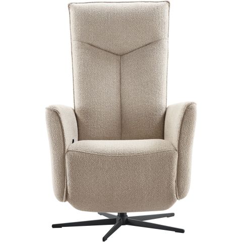 Relaxfauteuil Seduto microvezel beige