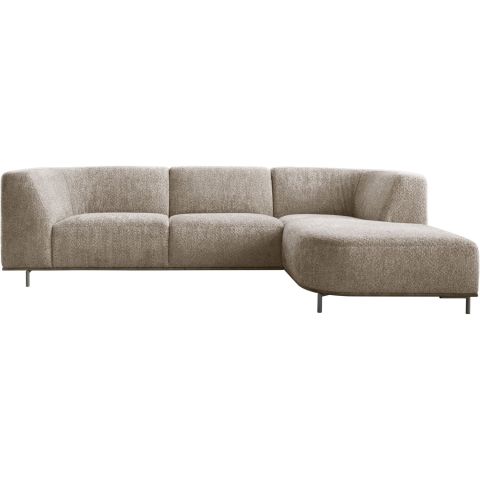 Hoekbank rechts Pantini taupe supreme comfort