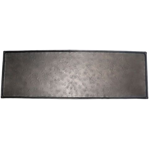 Decoratieschaal Trebbia 20x80 cm rechthoekig zwart