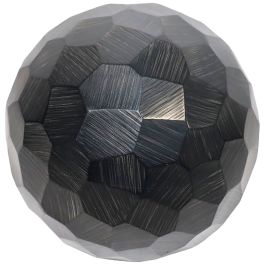 Decoratiebeeld Trebbia bal L zwart