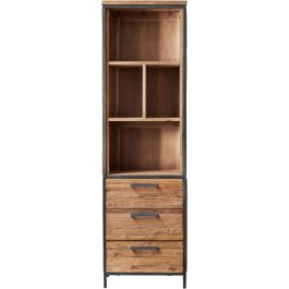 Boekenkast Romaro (55 Cm) teakhout mix rough