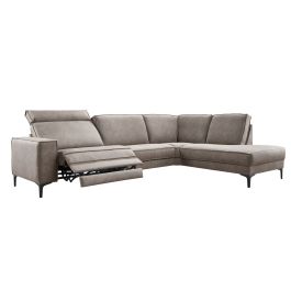 Hoekbank rechts Barrio bruin relaxfunctie excellent comfort