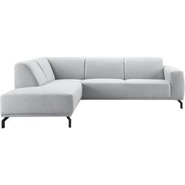 Hoekbank links Bellanti lichtgrijs basic comfort