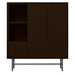 Opbergkast Belvio 125 cm dark oak