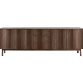 Dressoir Arrosto eikenhout 76x225x45 cm Dark Roast