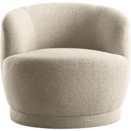 Draaifauteuil Fiumi beige