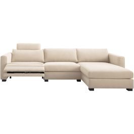 Hoekbank rechts Licato naturel relaxfunctie premium comfort
