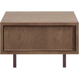 Bijzettafel Calvo bruin 64x64 cm vierkant