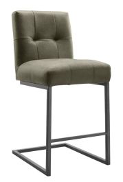 Barkruk Oro microleder groen