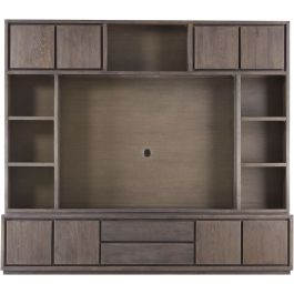 Tv-wandmeubel Lavio grafiet eikenhout 242 cm