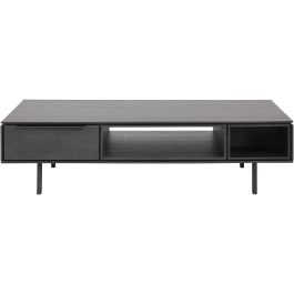 Salontafel Nero 67x135 cm rond noir