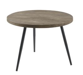 Bijzettafel Fidanza rond 60 mango grijs