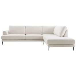 Hoekbank rechts Ansio pocket-visco zitting beige