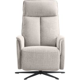 Relaxfauteuil Assele elektrisch lichtgrijs