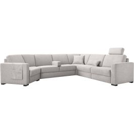 Hoekbank rechts Muscolo grijs relaxfunctie premium comfort