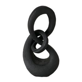 Decoratiebeeld Predore mat zwart
