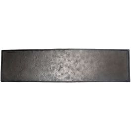 Decoratieschaal Trebbia 15x40 cm rechthoekig zwart