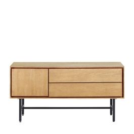 TV-meubel Belvio 125 cm light oak