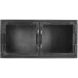 Wandmeubel Carpino metaal glas 70x35 cm