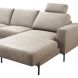 Hoekbank links Moscato traagschuim beige relaxfunctie