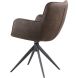 Eetkamerstoel Lasanto draaibaar microvezel antraciet