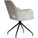 Eetkamerstoel Buco draaibaar velvet lichtgrijs