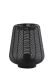 Tafellamp Barzio mat zwart rond 22cm 1-lichts