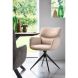 Eetkamerstoel Lasanto draaibaar microvezel beige