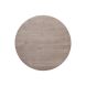 Eettafel Tavolo eikenhout 130 cm rond lichtgrijs