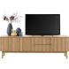 TV-meubel Arrosto eikenhout 58x180x40 cm light roast