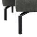 Hoekbank rechts Tusari microleder antraciet basic comfort