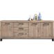 Dressoir Hevano (207 cm) eikenhout moose