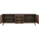 Dressoir Arrosto eikenhout 76x225x45 cm Dark Roast