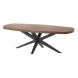 Salontafel Mascaro 135x67 cm Deens ovaal dark mango