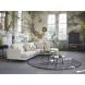 Hoekbank rechts Ansio pocket-visco zitting beige