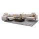 Salontafel Lavio eikenhout 86x86 cm vierkant grafiet