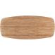 Eettafel Romaro teakhout 220x100 cm Deens ovaal mix rough