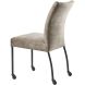Eetkamerstoel Sessione velvet beige