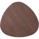 Salontafel Tavolo eikenhout 70x70 cm organisch donkerbruin