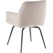 Eetkamerstoel Turelli bouclé beige