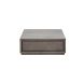 Salontafel Lavio eikenhout 86x86 cm vierkant grafiet