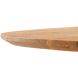 Bijzettafel Aska teak 65 cm rond naturel brushed