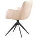 Eetkamerstoel Lasanto draaibaar microvezel beige