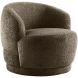 Draaifauteuil Tenna bruin